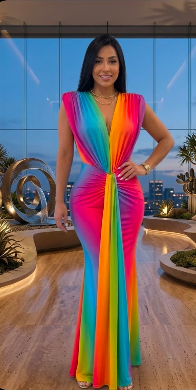 Vestido arcoiris